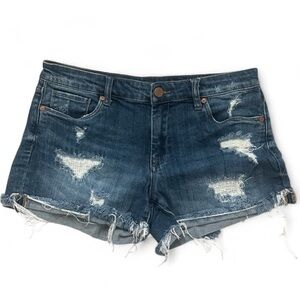 Blank NYC Distressed Jean Shorts Size 28